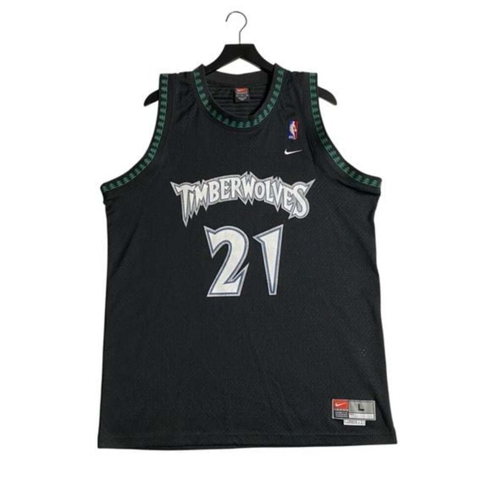 Vintage 90’s Men’s Nike Minnesota Timberwolves Kevin Garrett #21 Jersey